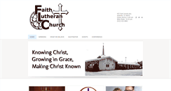 Desktop Screenshot of faithlutheranwatseka.com